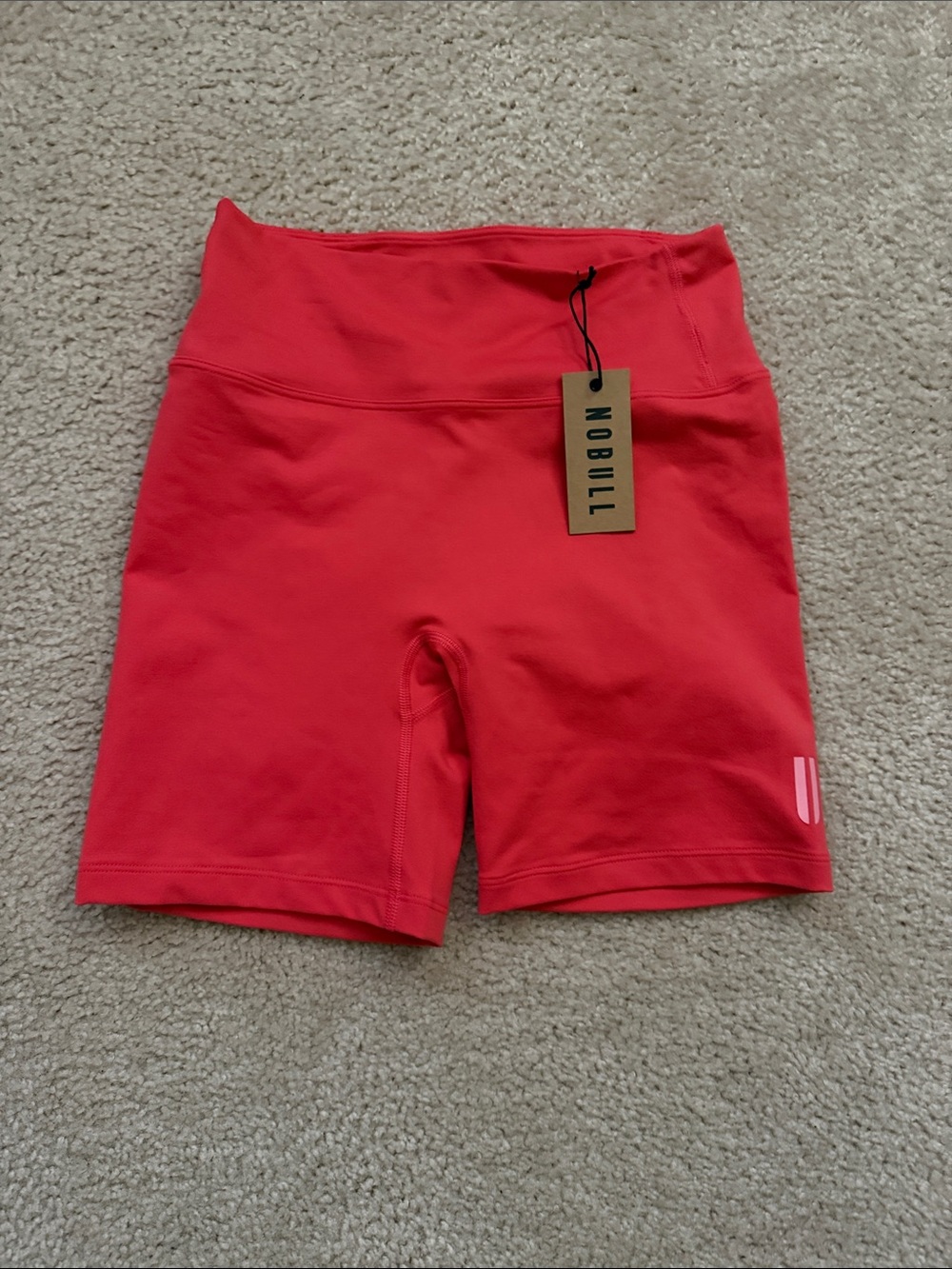NOBULL Women's High-Rise pink Workout Shorts